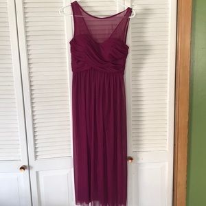 David’s bridal purple dress